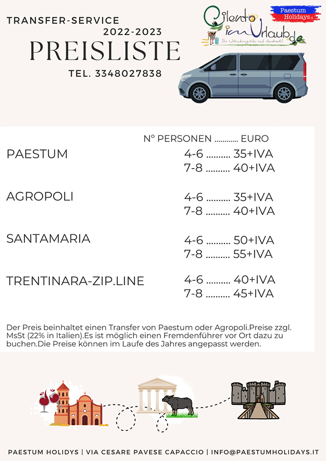 transfer und taxiservice